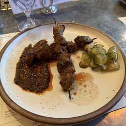 Lamb skewers Lamb skewers