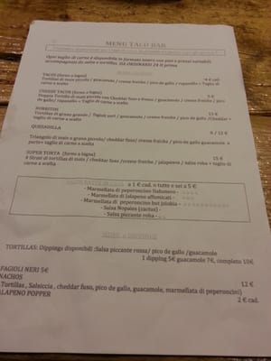 Menu photo 3 Al Mercato Taco Bar Milan, MI