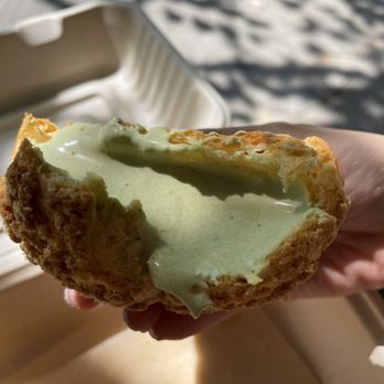 AlimamaTea - Too watery Matcha Cream Puff - Desserts Near Me - New York, New York AlimamaTea - Too watery Matcha Cream Puff - Desserts Near Me - New York, New York