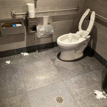 Starbucks - filthy bathroom, no soap, broken toilet paper dispenser. - Coffee & Tea Near Me - Yaphank, New York Starbucks - filthy bathroom, no soap, broken toilet paper dispenser. - Coffee & Tea Near Me - Yaphank, New York