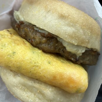 Donut Monster Third Ward - Frenchie with that chx sausage! - Donuts Near Me - Milwaukee, Wisconsin