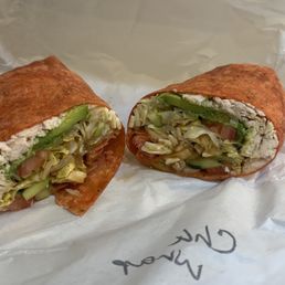 Custom chicken wrap Custom chicken wrap