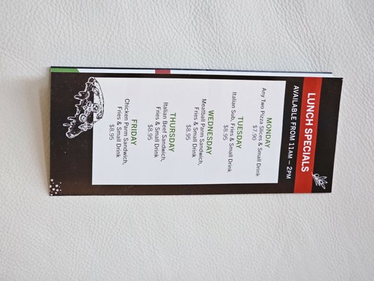 Menu photo 1 Marisa's Pizza Northbrook, IL