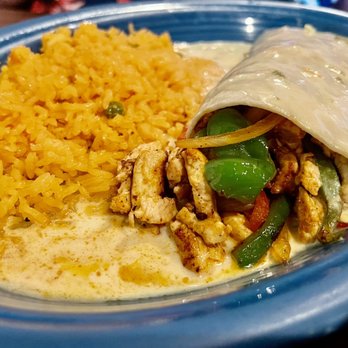 Las Trancas Mexican Restaurant - Chicken Fajita Burrito - Mexican Near Me - Ripley, West Virginia