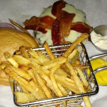Tavern - Tavern burger with fries. - New American Near Me - Nashville, Tennessee