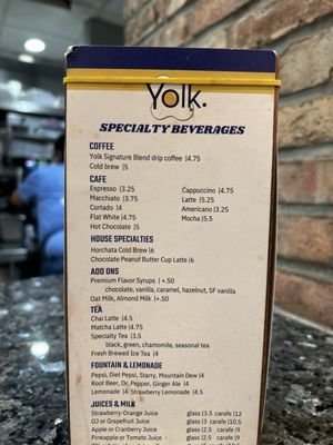 Menu photo 1 Yolk - Marina City Chicago, IL Menu photo 1 Yolk - Marina City Chicago, IL