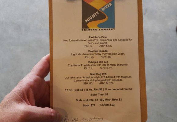 Menu photo 3 Mighty River Brewing Company Windsor, CO