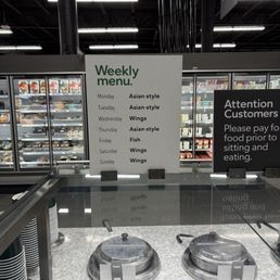 Buffet weekly menu