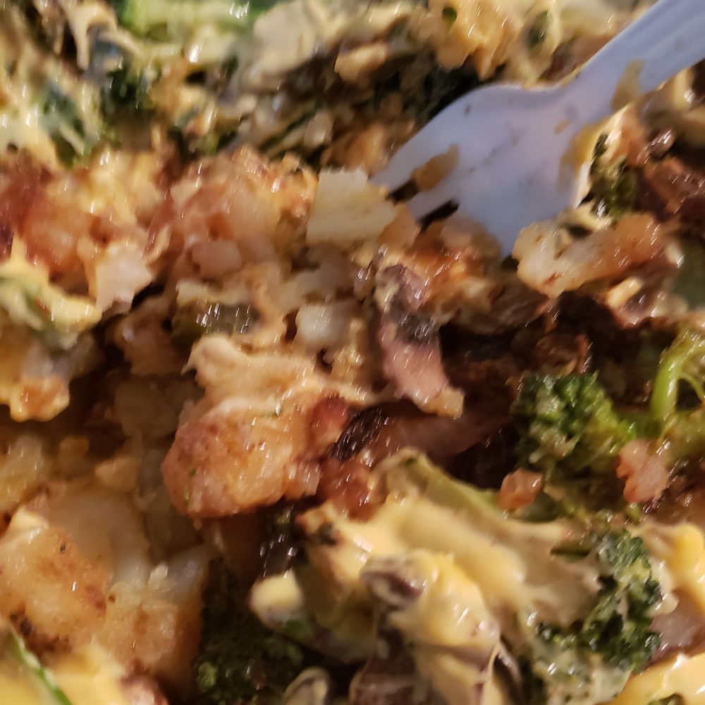 No Cobbs - a plate of food with broccoli and cheese - Salad Near Me - Calumet City, Illinois No Cobbs - a plate of food with broccoli and cheese - Salad Near Me - Calumet City, Illinois