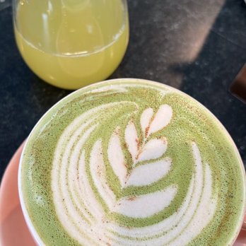 Kasama - matcha chai latte & calamansi mimosa - Filipino Near Me - Chicago, Illinois