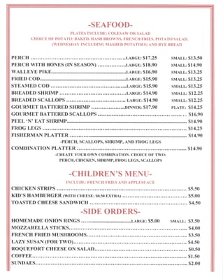 Menu photo 6 Kropp's Supper Club Green Bay, WI Menu photo 6 Kropp's Supper Club Green Bay, WI