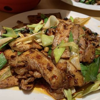 Mebo Hotpot  - Twice cooked pork ( or as the menu would call it, Back to the Pot ) Delicious! - Chinese Near Me - Temple City, California