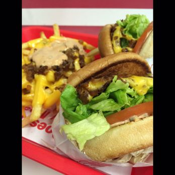 In-N-Out Burger - 2 cheeseburgers with animal fries, so much goodness - Fast Food Near Me - Davis, California In-N-Out Burger - 2 cheeseburgers with animal fries, so much goodness - Fast Food Near Me - Davis, California