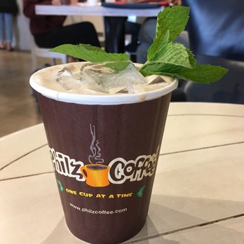 Philz Coffee - Small iced mojito with cream and light sweetness. Worth all the hype!!!! - Coffee & Tea Near Me - La Jolla, California Philz Coffee - Small iced mojito with cream and light sweetness. Worth all the hype!!!! - Coffee & Tea Near Me - La Jolla, California