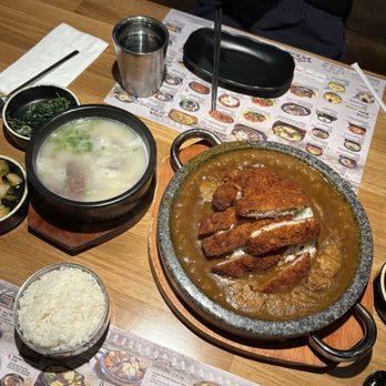 Jincook - Beef Bone Broth (Seollung-Tang), Chicken Katsu with Curry - Korean Near Me - Glendale, California Jincook - Beef Bone Broth (Seollung-Tang), Chicken Katsu with Curry - Korean Near Me - Glendale, California