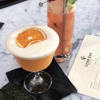 Fern Bar - Creamsicle and Wimbledon cocktails - Bars Near Me - Sebastopol, California