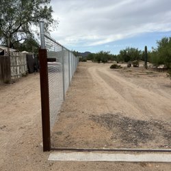 Yard Smart Landscape - Finished product of the fence installation