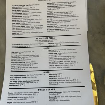 Provisional Kitchen - One side of the menu - Breakfast & Brunch Near Me - San Diego, California