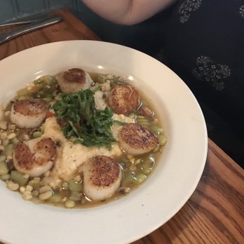 The Kill Devil Grill - Scallops with succotash - American Near Me - Kill Devil Hills, North Carolina The Kill Devil Grill - Scallops with succotash - American Near Me - Kill Devil Hills, North Carolina