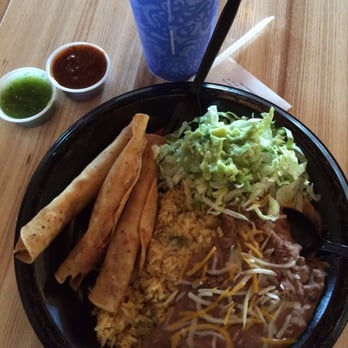 Taco Cabana - Chicken Flauta plate - Mexican Near Me - El Paso, Texas