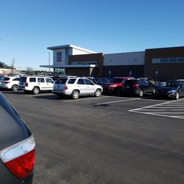 a parking lot full of cars