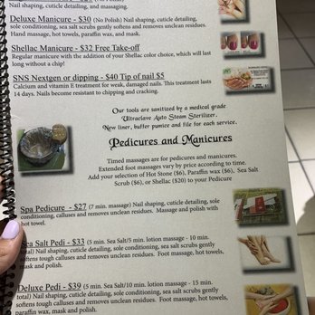 SA Nails Spa - Menu - Nail Salons Near Me - San Antonio, Texas