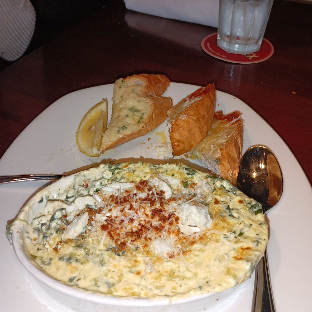 Pappadeaux Seafood Kitchen - Crab and Spinach Dip !! Outstanding - Seafood Near Me - Conroe, Texas Pappadeaux Seafood Kitchen - Crab and Spinach Dip !! Outstanding - Seafood Near Me - Conroe, Texas