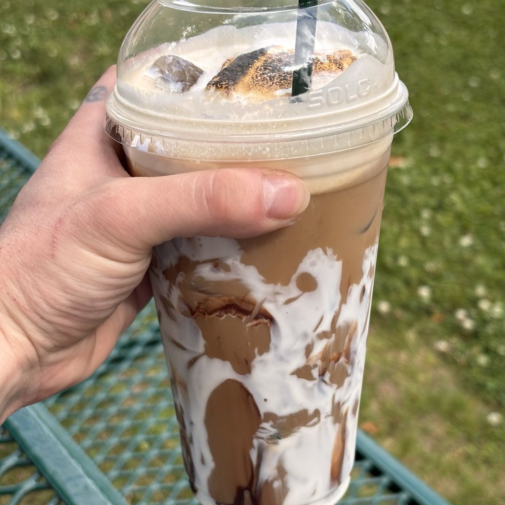 s'mores iced latte s'mores iced latte