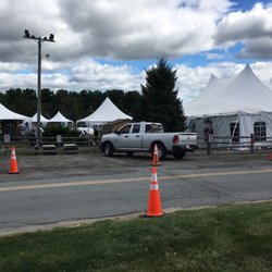 Bethel Woods Harvest Festival - Tents up for harvest