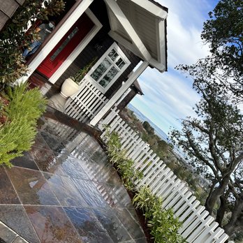 Bay Area Power Wash - Front patio and white fence - Pressure Washers Near Me - San Carlos, California