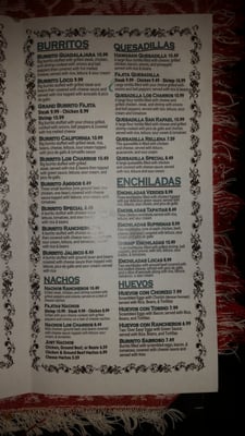 Menu photo 6 Grill Los Charros Taylorsville, MS Menu photo 6 Grill Los Charros Taylorsville, MS