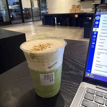 Grid Coffee - Banana cream matcha latte - Coffee & Tea Near Me - Santa Ana, California Grid Coffee - Banana cream matcha latte - Coffee & Tea Near Me - Santa Ana, California