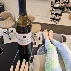 $38 pedicure, $25 manicure before the tip 6/13/26