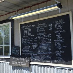 Moogies - Outside menu