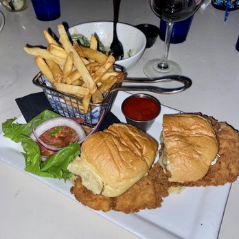 Frigate's Waterfront Bar and Grill - Fried chicken and Brie sandwich - Seafood Near Me - Melbourne, Florida Frigate's Waterfront Bar and Grill - Fried chicken and Brie sandwich - Seafood Near Me - Melbourne, Florida