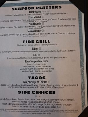 Menu photo 3 Saltwater Grill New Bern, NC