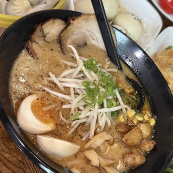 88 Bao Bao - Pork Chashu Noodle w/Black Garlic Oil - Dim Sum Near Me - Roseville, California 88 Bao Bao - Pork Chashu Noodle w/Black Garlic Oil - Dim Sum Near Me - Roseville, California