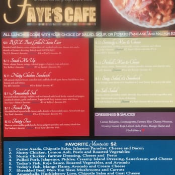 Faye's Cafe - Lunch menu - Cafes Near Me - Livingston, Montana Faye's Cafe - Lunch menu - Cafes Near Me - Livingston, Montana