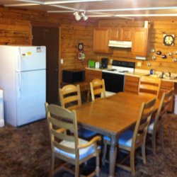 Wild Skies Cabin Rentals - Kitchen in the 2 Bedroom cabin.