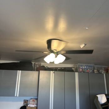 Mr G's Electrical Handyman - Garage ceiling fan - Electricians Near Me Mr G's Electrical Handyman - Garage ceiling fan - Electricians Near Me