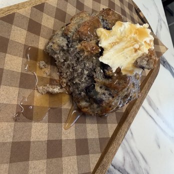 Before n After - Blueberry scone - Coffee & Tea Near Me - La Palma, California