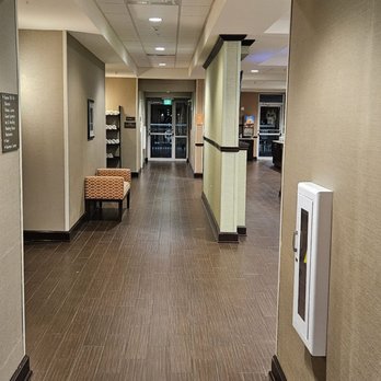 Comfort Inn & Suites Dothan East - 1st fl hallway to pool - Hotels Near Me - Dothan, Alabama