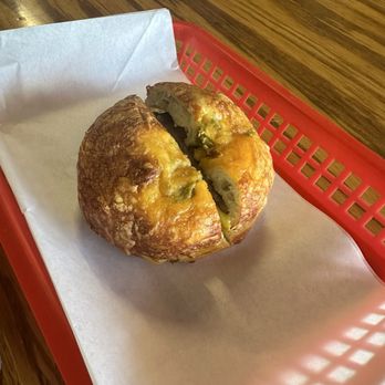 4 Paws Coffee Co. - Jalapeño bagel Sausage, Egg, Cheddar Sandwich - Coffee & Tea Near Me - Palm Springs, California