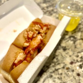 Mason's Famous Lobster Rolls - Connecticut Roll (sorry for the fuzzy photo). Kids started eating before I got to check the picture - Seafood Near Me - Cary, North Carolina Mason's Famous Lobster Rolls - Connecticut Roll (sorry for the fuzzy photo). Kids started eating before I got to check the picture - Seafood Near Me - Cary, North Carolina