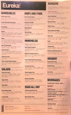Menu photo 6 Eureka! Roseville, CA