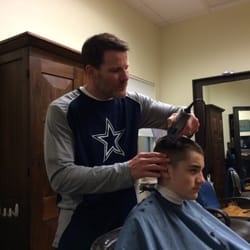 Hair By Kevin Capps - Kevin cutting my Jacks hair