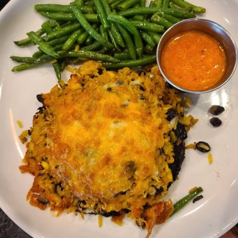 Oak 36 Bar & Kitchen - Tex-Mex Stuffed Portabella - Bars Near Me - Savannah, Georgia Oak 36 Bar & Kitchen - Tex-Mex Stuffed Portabella - Bars Near Me - Savannah, Georgia
