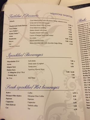 Menu photo 6 Nişantaşı Başköşe Istanbul, 34 Menu photo 6 Nişantaşı Başköşe Istanbul, 34