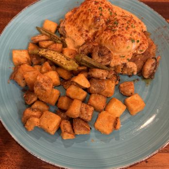 The Rooted Fork - Shrimp eggs Benedict - Coffee & Tea Near Me - Cibolo, Texas The Rooted Fork - Shrimp eggs Benedict - Coffee & Tea Near Me - Cibolo, Texas