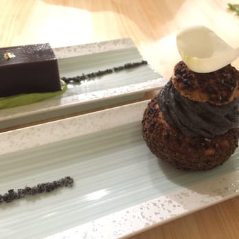 Shoushin - Choice of dessert: ようかん  (red bean jelly) or black sesame puff (add $4) - Japanese Near Me - Toronto, Ontario